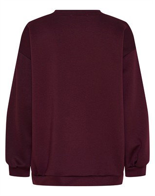 Marta du Chateau - MDChibiscus Sweatshirt - Bordeaux